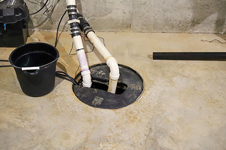 french drain installation